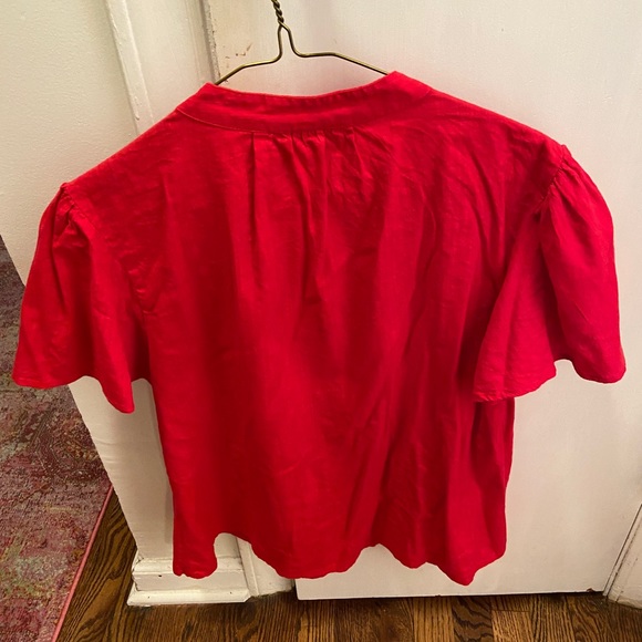 Flutter sleeve top - Picture 2 of 2